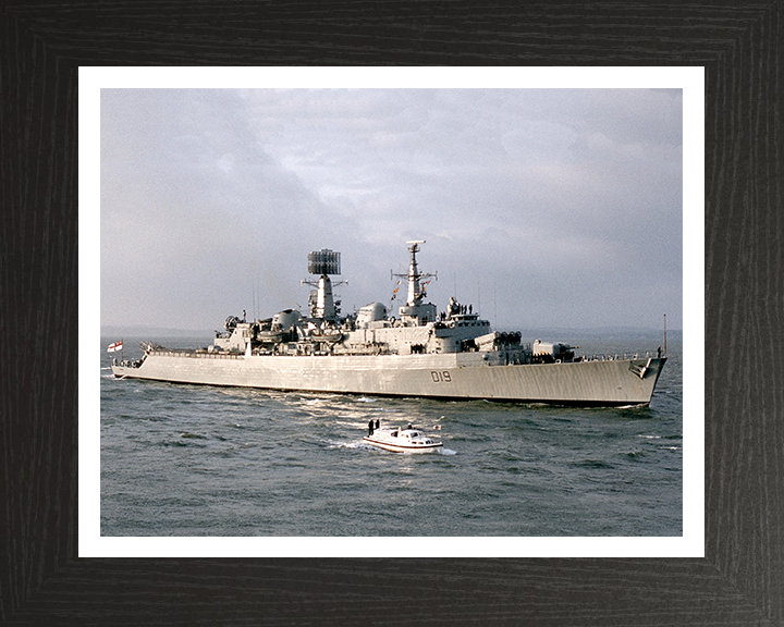 HMS Glamorgan D19 Royal Navy County class Destroyer Photo Print or Framed Print - Hampshire Prints