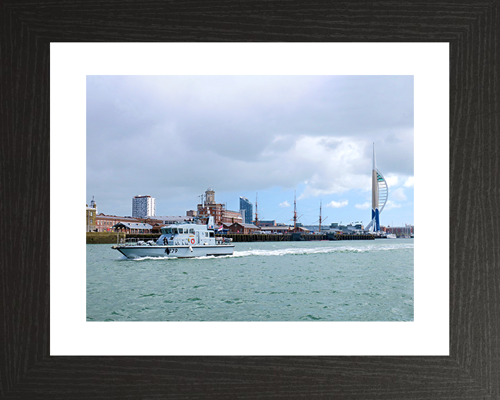 HMS Blazer (P279) Royal Navy Archer Class P2000 Patrol Vessel Portsmouth Return 2019 Photo Print Wall Art Decor Posters, Prints, & Visual Artwork Hampshire Prints 10 x 8 Black Frame Yes