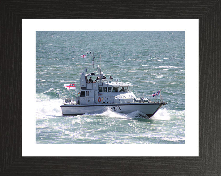 HMS Pursuer P273 Royal Navy Archer Class P2000 Patrol Vessel Photo Print or Framed Photo Print - Hampshire Prints