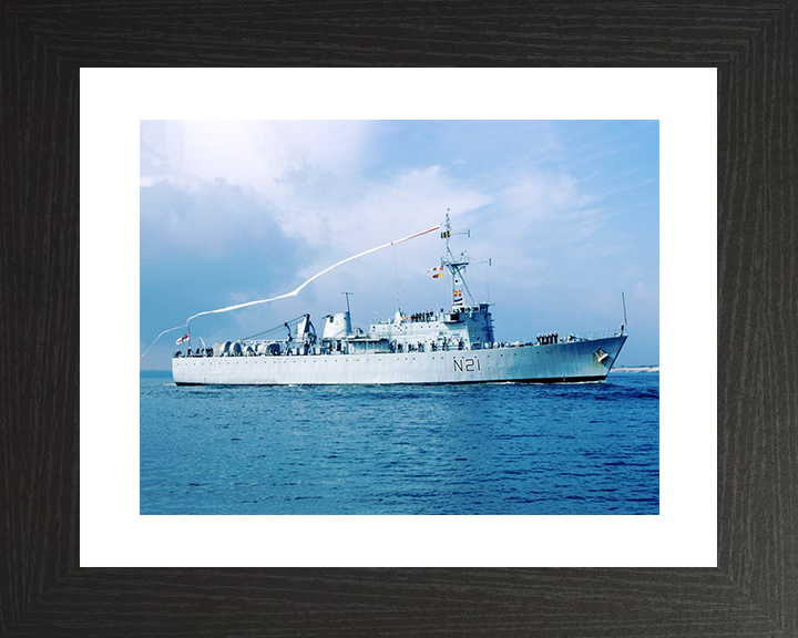 HMS Abdiel (N21) Royal Navy Abdiel Class Minelayer Photo Print Paying Off Warship Wall Art Posters, Prints, & Visual Artwork Hampshire Prints 10 x 8 Black Frame Yes