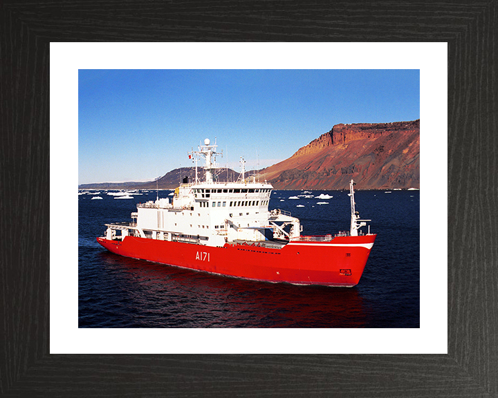 HMS Endurance (A171) Photo Print - Gustav Channel 2002  - Royal Navy Ice Breaker Patrol Ship