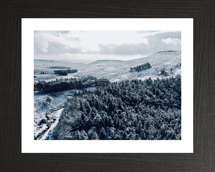 Burbage South Valley Yorkshire black and white Photo Print - Canvas - Framed Photo Print - Hampshire Prints