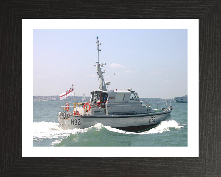 HMS Gleaner H86 Royal Navy Survey Motor Launch Photo Print or Framed Photo Print - Hampshire Prints