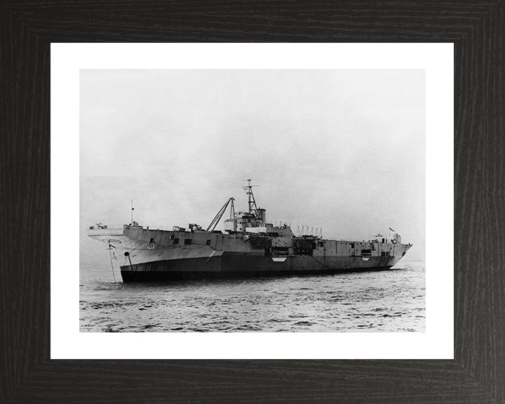 HMS Pioneer R76 Royal Navy Colossus class aircraft carrier Photo Print or Framed Print - Hampshire Prints