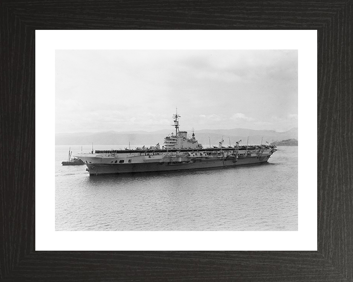 HMS Indefatigable (R10) Photo Print - Wellington 1945 - Royal Navy Implacable Class Aircraft Carrier