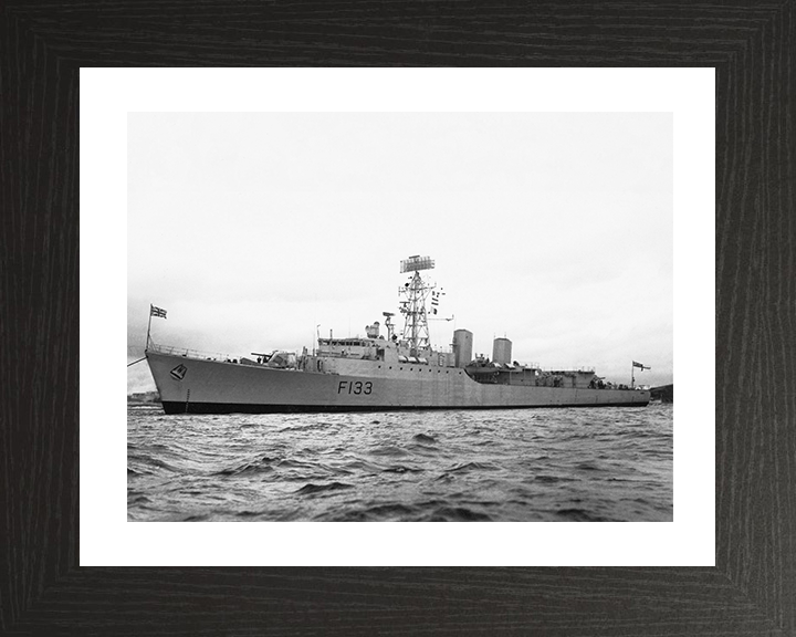 HMS Tartar (F133) Photo Print - At Anchor 1962 - Royal Navy Tribal Class Frigate