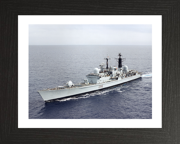HMS York (D98) Photo Print - Port Side View 2002 - Royal Navy Type 42 Destroyer