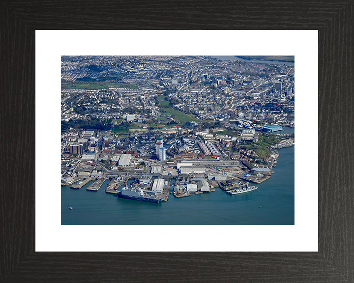 HMNB Plymouth (Devonport) Photo Print | Framed Print | Aerial Photo | Royal Navy Hampshire Prints