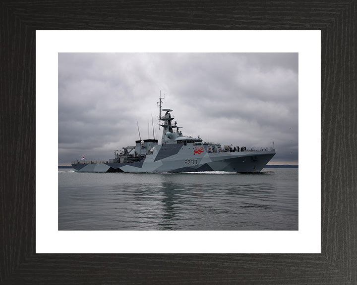 HMS Tamar P233 Royal Navy River class patrol vessel Photo Print or Framed Print - Hampshire Prints