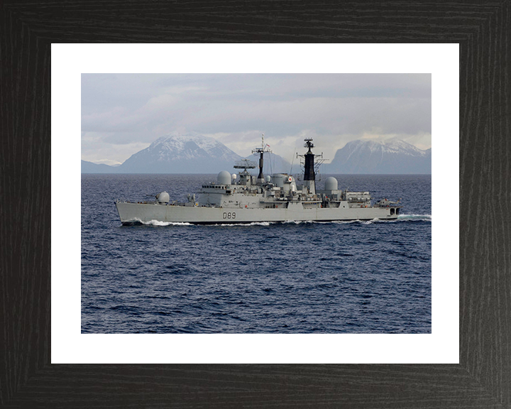 HMS Exeter (D89) Photo Print - At Sea March 2006 - Royal Navy Type 42 Destroyer Posters, Prints, & Visual Artwork Hampshire Prints 10 x 8 Black Frame Yes