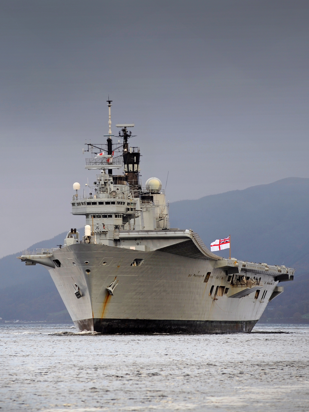 HMS Ark Royal (R07) Royal Navy Invincible Class Aircraft Carrier Portrait Photo Print Wall Art Decor Posters, Prints, & Visual Artwork Hampshire Prints 6 x 4 No Frame No