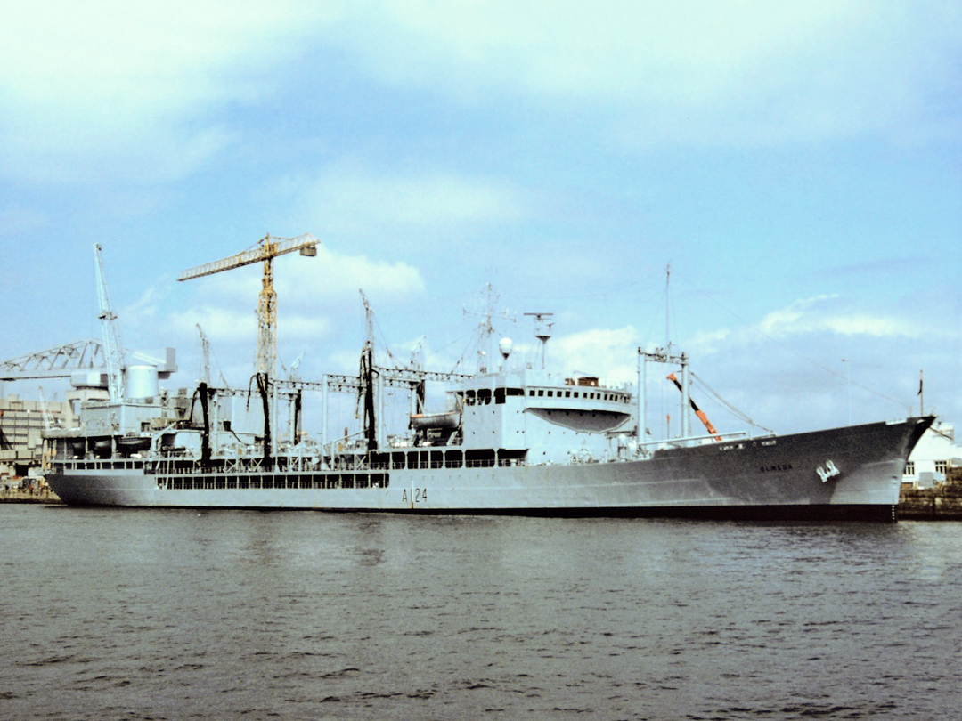 RFA Olmeda A124 Ol Class Tanker July 1990 Photo Print - Posters, Prints, & Visual Artwork - by Hampshire Prints (image 1 of 9)