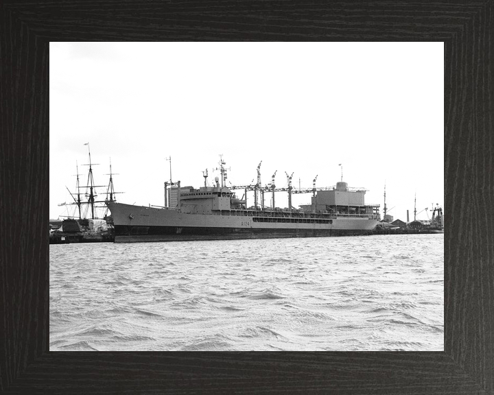 RFA Olmeda A124 Ol Class Tanker In Port
