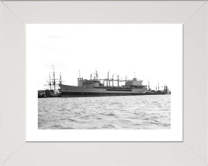 RFA Olmeda A124 Ol Class Tanker In Port