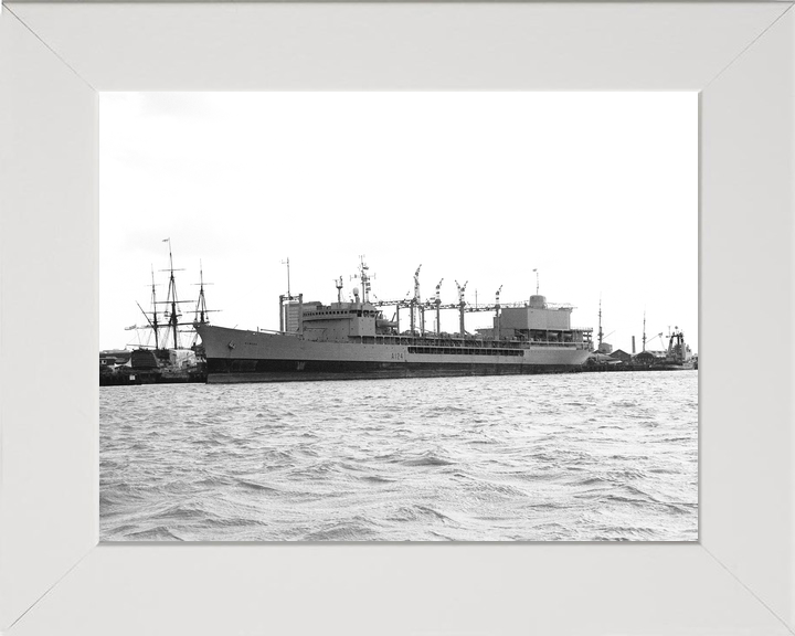RFA Olmeda A124 Ol Class Tanker In Port