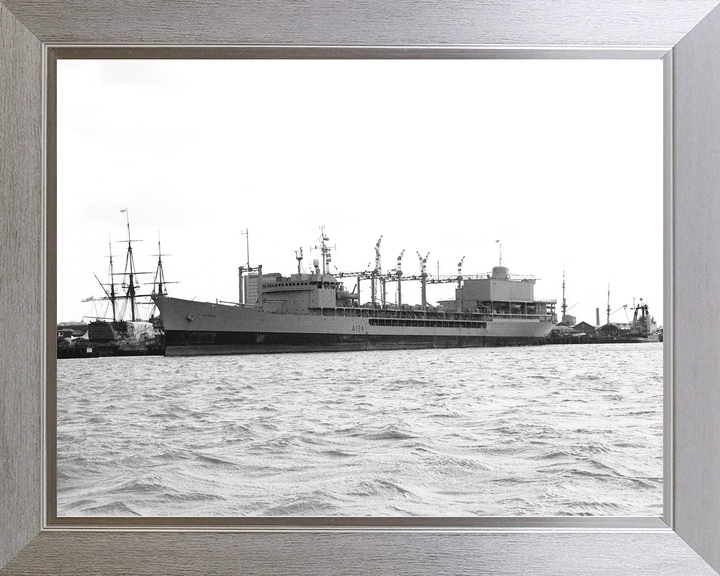 RFA Olmeda A124 Ol Class Tanker In Port