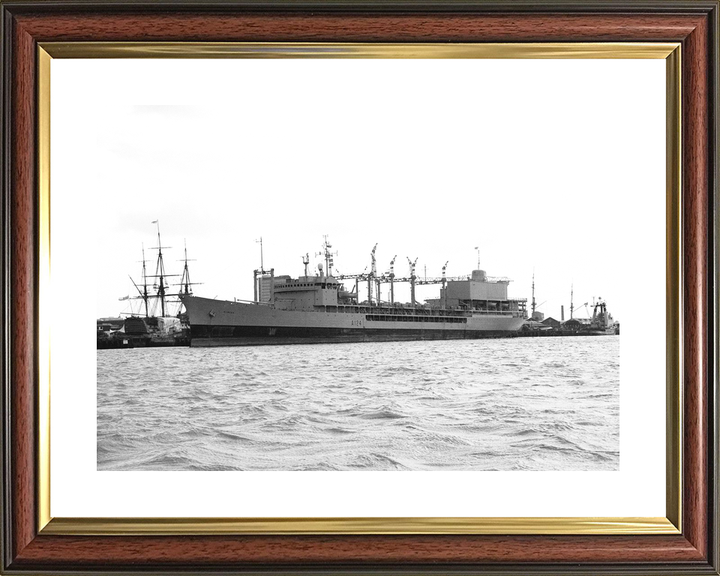 RFA Olmeda A124 Ol Class Tanker In Port