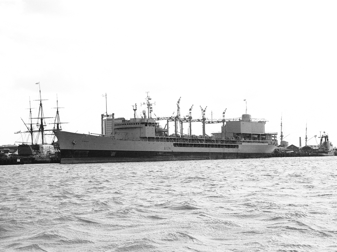 RFA Olmeda A124 Ol Class Tanker In Port Photo Print - Posters, Prints, & Visual Artwork - by Hampshire Prints (image 1 of 9)