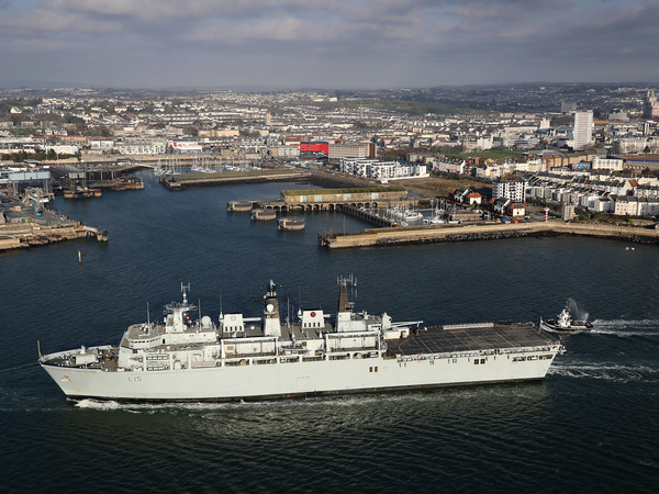 HMS Bulwark L15 Albion Class Amphibious Ship December 2016