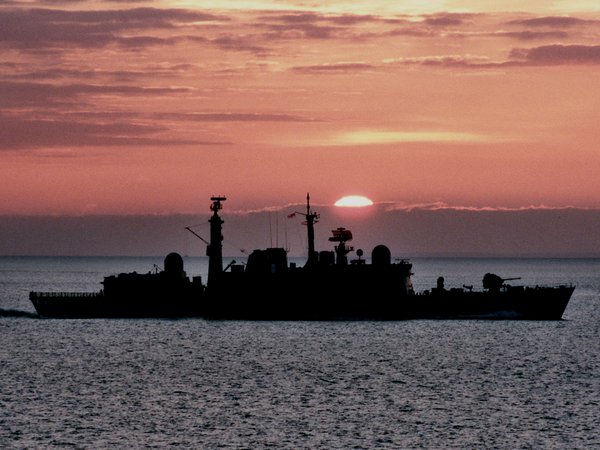 HMS Cardiff D108 Type 42 Destroyer March 2002