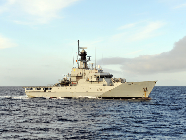 HMS Clyde P257 River Class Patrol Vessel 19 July 2011