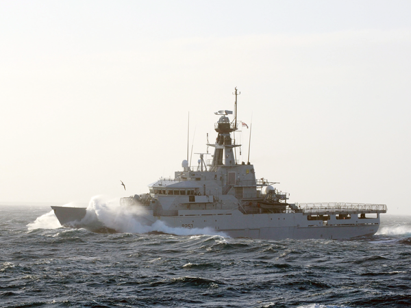 HMS Clyde P257 River Class Patrol Vessel June 2010