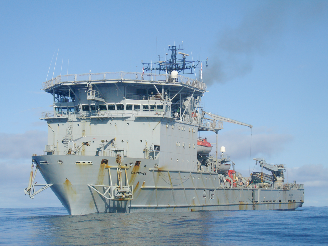 RFA Diligence A132 Forward Repair Ship 2006
