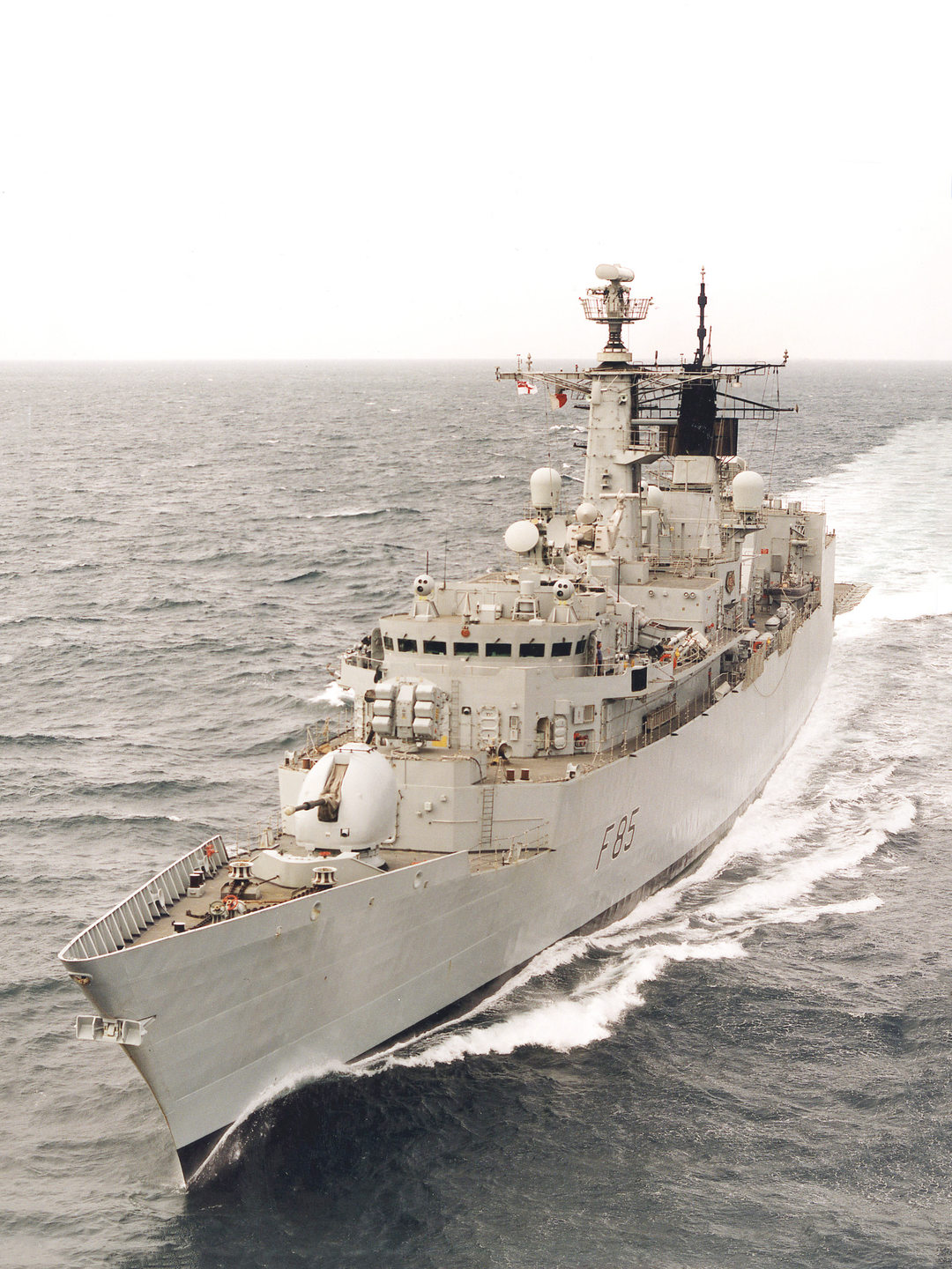 HMS Cumberland (F85) Royal Navy Type 22 Frigate Port Bow Portrait Photo Print Wall Art Decor Posters, Prints, & Visual Artwork Hampshire Prints 6 x 4 No Frame No