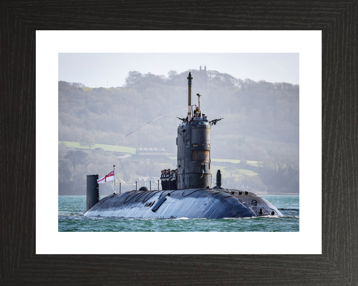 HMS Trenchant S91 Trafalgar Class Submarine 2021 Paying Off Photo Print - Posters, Prints, & Visual Artwork - by Hampshire Prints (image 2 of 9)