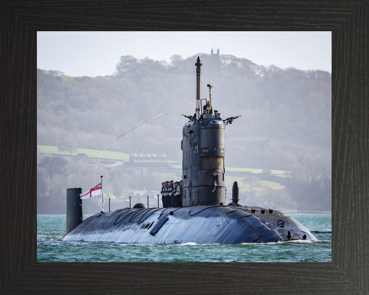 HMS Trenchant S91 Trafalgar Class Submarine 2021 Paying Off Photo Print - Posters, Prints, & Visual Artwork - by Hampshire Prints (image 3 of 9)