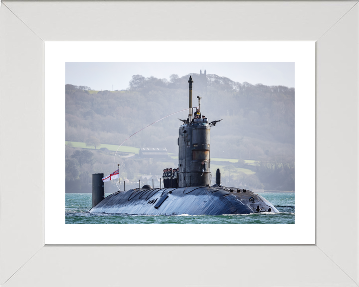 HMS Trenchant S91 Trafalgar Class Submarine 2021 Paying Off Photo Print - Posters, Prints, & Visual Artwork - by Hampshire Prints (image 4 of 9)