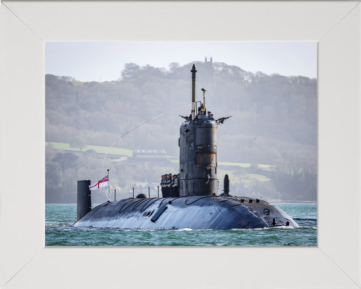 HMS Trenchant S91 Trafalgar Class Submarine 2021 Paying Off Photo Print - Posters, Prints, & Visual Artwork - by Hampshire Prints (image 5 of 9)