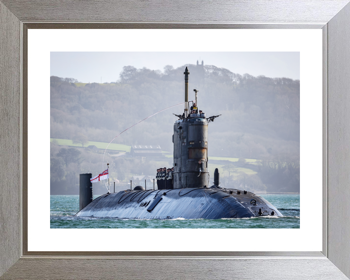 HMS Trenchant S91 Trafalgar Class Submarine 2021 Paying Off Photo Print - Posters, Prints, & Visual Artwork - by Hampshire Prints (image 6 of 9)