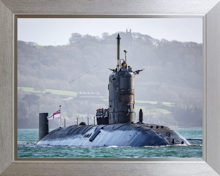 HMS Trenchant S91 Trafalgar Class Submarine 2021 Paying Off Photo Print - Posters, Prints, & Visual Artwork - by Hampshire Prints (image 7 of 9)