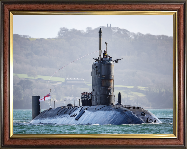 HMS Trenchant S91 Trafalgar Class Submarine 2021 Paying Off Photo Print - Posters, Prints, & Visual Artwork - by Hampshire Prints (image 9 of 9)