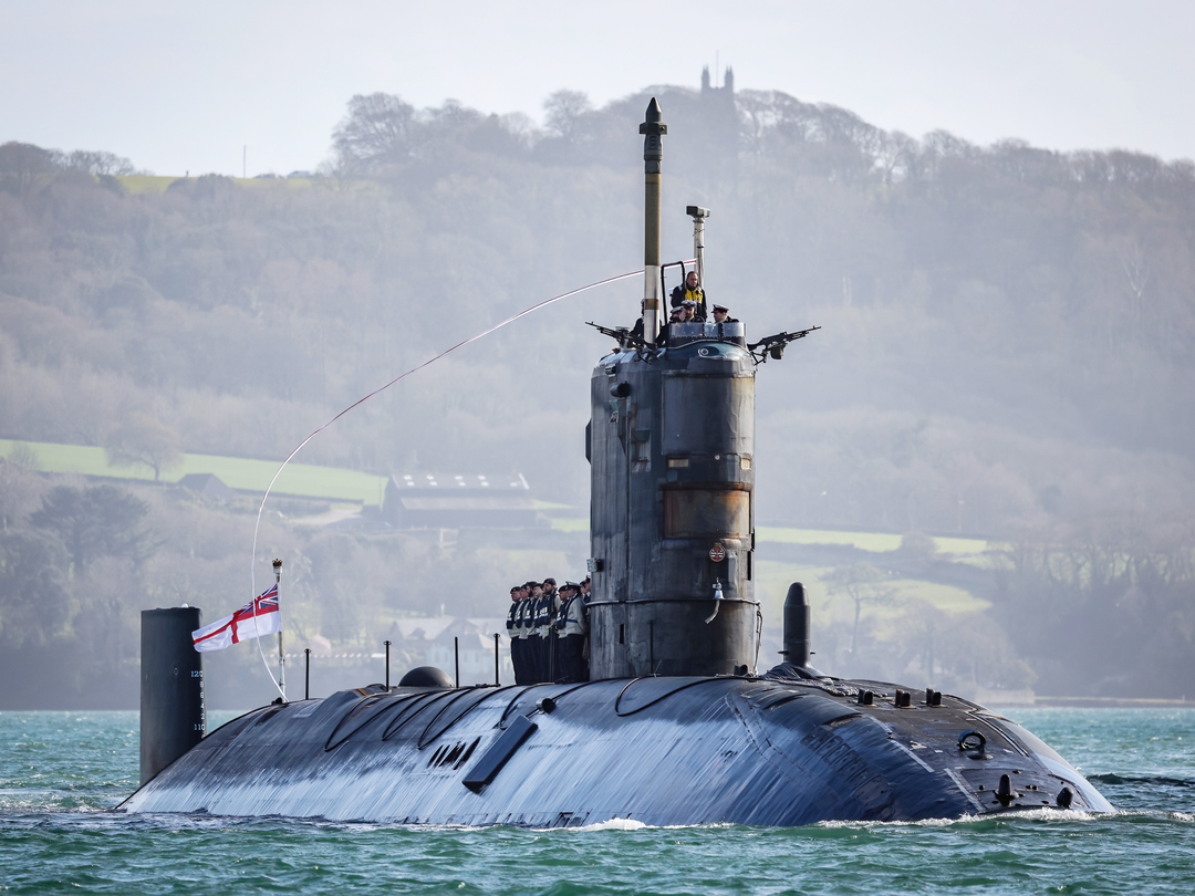 HMS Trenchant S91 Trafalgar Class Submarine 2021 Paying Off Photo Print - Posters, Prints, & Visual Artwork - by Hampshire Prints (image 1 of 9)