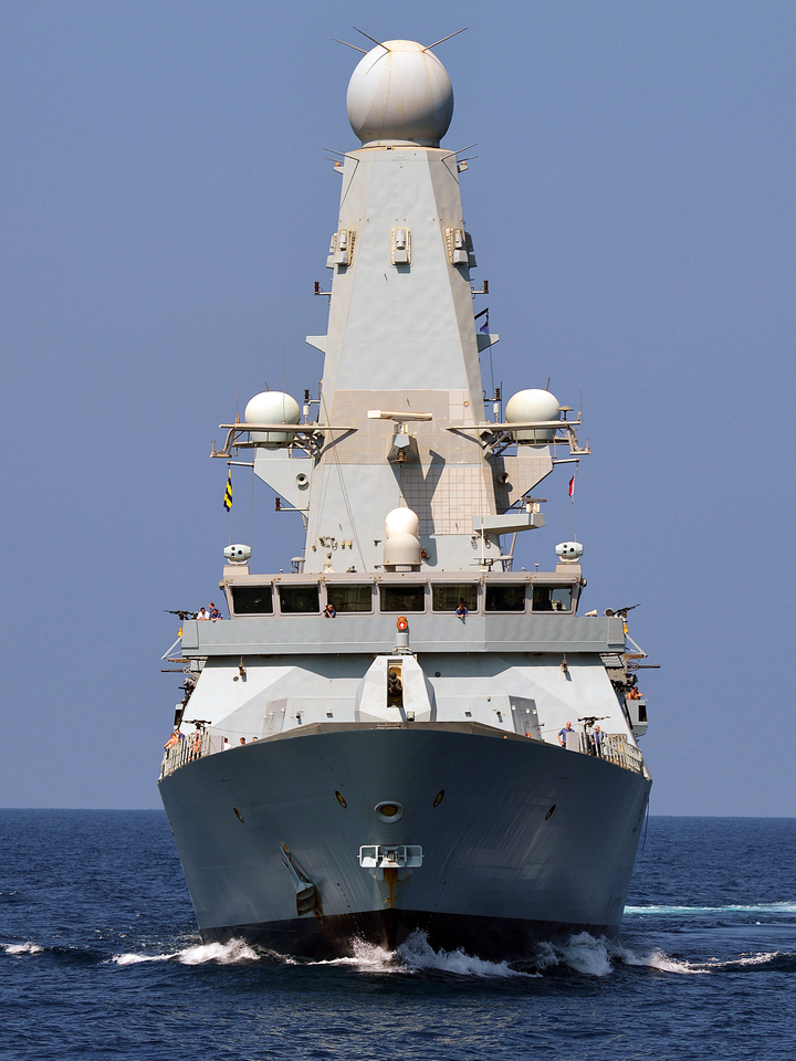 HMS Diamond (D34) Royal Navy Type 45 Destroyer Low Bow View Photo Print Wall Art Decor Posters, Prints, & Visual Artwork Hampshire Prints 6 x 4 No Frame No
