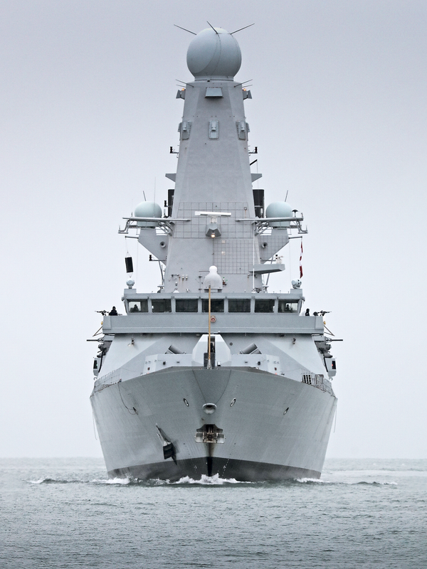 HMS Duncan D37 Type 45 Destroyer February 2017