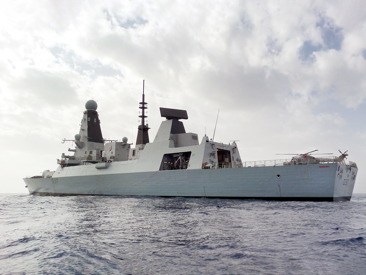 HMS Duncan (D37) Royal Navy Type 45 Destroyer With Helicopter on Deck Photo Print Wall Art Decor Posters, Prints, & Visual Artwork Hampshire Prints 6 x 4 No Frame No
