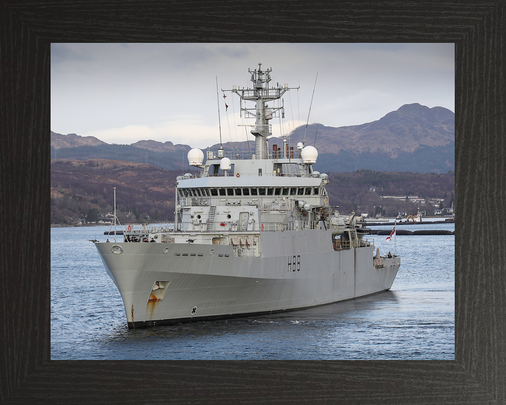 HMS Enterprise (H88) Royal Navy Hydrographic Survey Vessel Port Bow View Photo Print Wall Art Decor - Posters, Prints, & Visual Artwork - by Hampshire Prints (image 3 of 9)