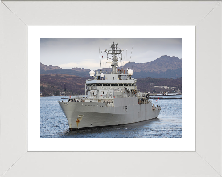 HMS Enterprise (H88) Royal Navy Hydrographic Survey Vessel Port Bow View Photo Print Wall Art Decor - Posters, Prints, & Visual Artwork - by Hampshire Prints (image 4 of 9)