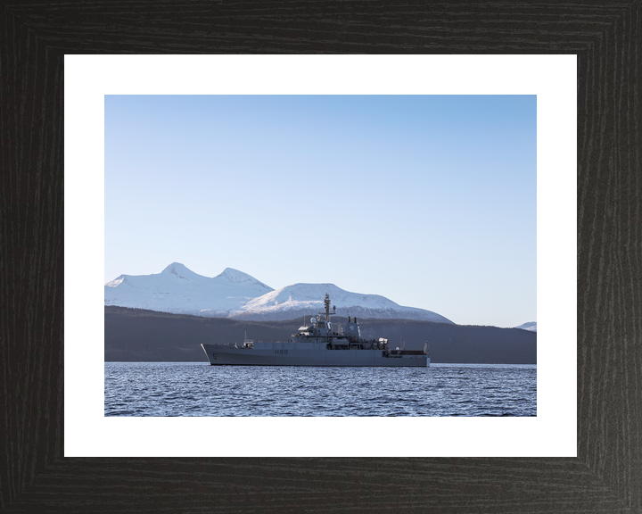 HMS Enterprise (H88) Royal Navy Hydrographic Survey Vessel Port Beam View Photo Print Wall Art Decor - Posters, Prints, & Visual Artwork - by Hampshire Prints (image 2 of 9)