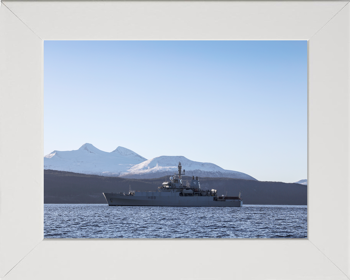 HMS Enterprise (H88) Royal Navy Hydrographic Survey Vessel Port Beam View Photo Print Wall Art Decor - Posters, Prints, & Visual Artwork - by Hampshire Prints (image 5 of 9)
