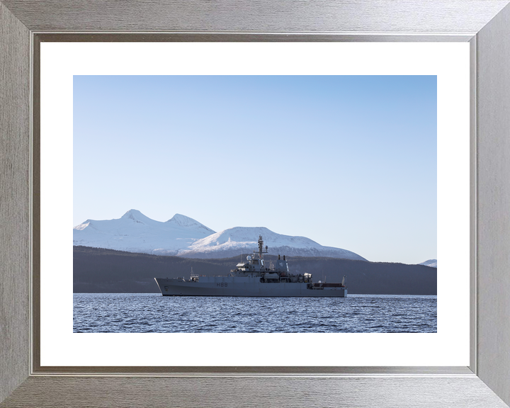 HMS Enterprise (H88) Royal Navy Hydrographic Survey Vessel Port Beam View Photo Print Wall Art Decor - Posters, Prints, & Visual Artwork - by Hampshire Prints (image 6 of 9)