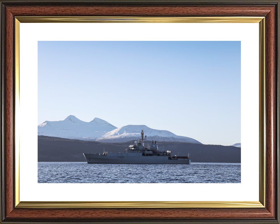 HMS Enterprise (H88) Royal Navy Hydrographic Survey Vessel Port Beam View Photo Print Wall Art Decor - Posters, Prints, & Visual Artwork - by Hampshire Prints (image 8 of 9)