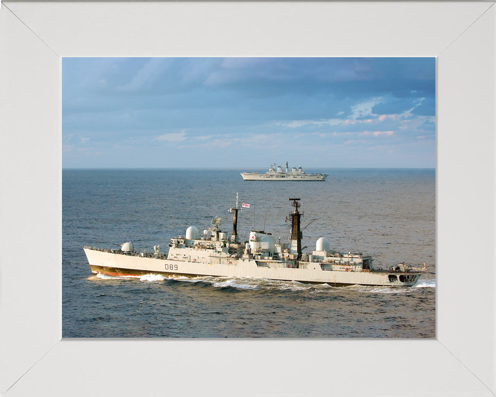 HMS Exeter (D89) Royal Navy Type 42 Destroyer Underway Photo Print Wall Art Decor - Posters, Prints, & Visual Artwork - by Hampshire Prints (image 5 of 9)