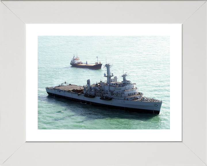 HMS Fearless (L10) Royal Navy Fearless Class Landing Platform Dock High Starboard View Photo Print Wall Art Decor - Posters, Prints, & Visual Artwork - by Hampshire Prints (image 4 of 9)