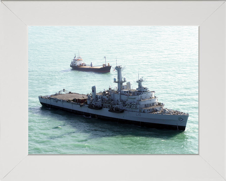 HMS Fearless (L10) Royal Navy Fearless Class Landing Platform Dock High Starboard View Photo Print Wall Art Decor - Posters, Prints, & Visual Artwork - by Hampshire Prints (image 5 of 9)