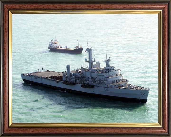 HMS Fearless (L10) Royal Navy Fearless Class Landing Platform Dock High Starboard View Photo Print Wall Art Decor - Posters, Prints, & Visual Artwork - by Hampshire Prints (image 9 of 9)