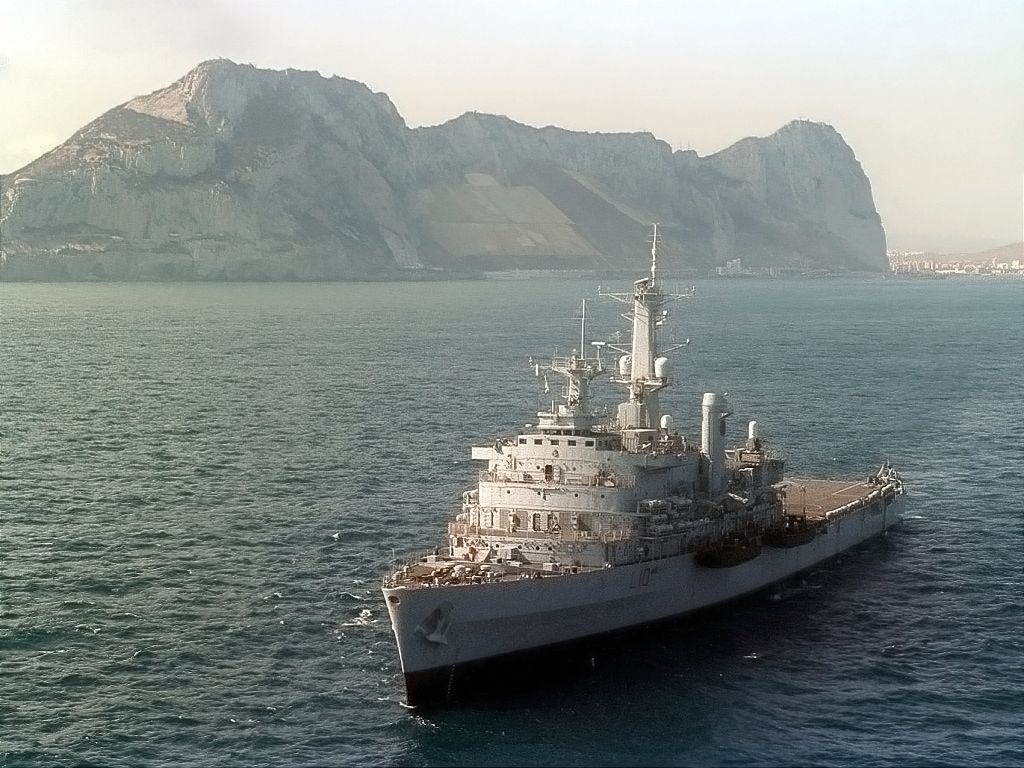 HMS Fearless (L10) Royal Navy Fearless Class Landing Platform Dock Off Gibraltar Photo Print Wall Art Decor - Posters, Prints, & Visual Artwork - by Hampshire Prints (image 1 of 9)